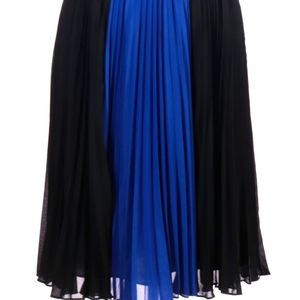 BCBGMaxazria blue/black skirt
